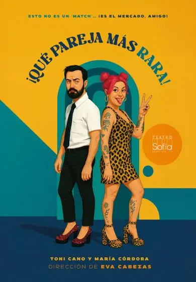 Cartel de ¡Qué pareja más rara!