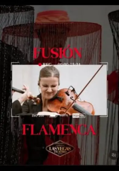 Cartel de Fusión Flamenca Las Vegas
