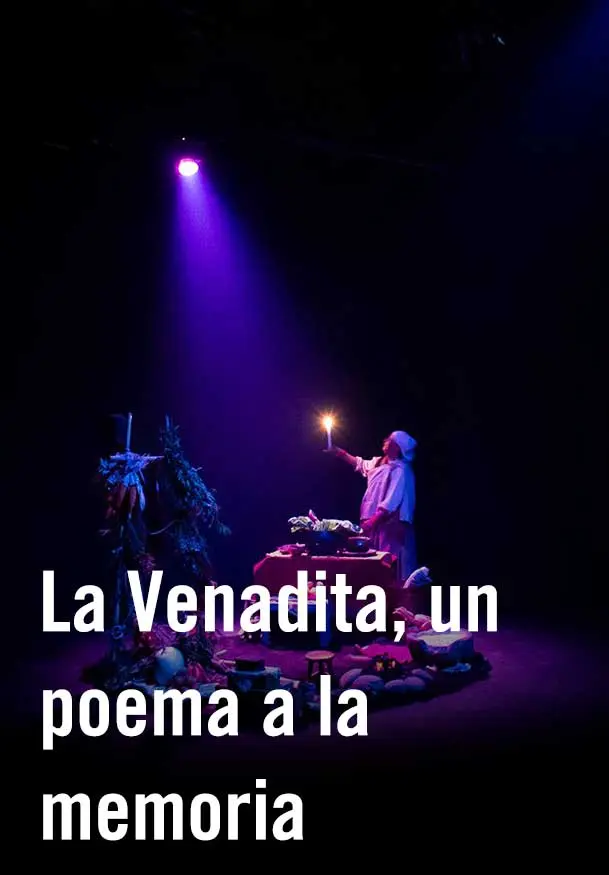 Cartel de La Venadita, un poema a la memoria