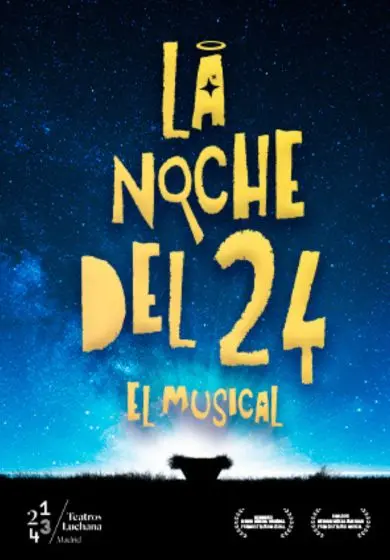 Cartel de La noche del 24, el musical