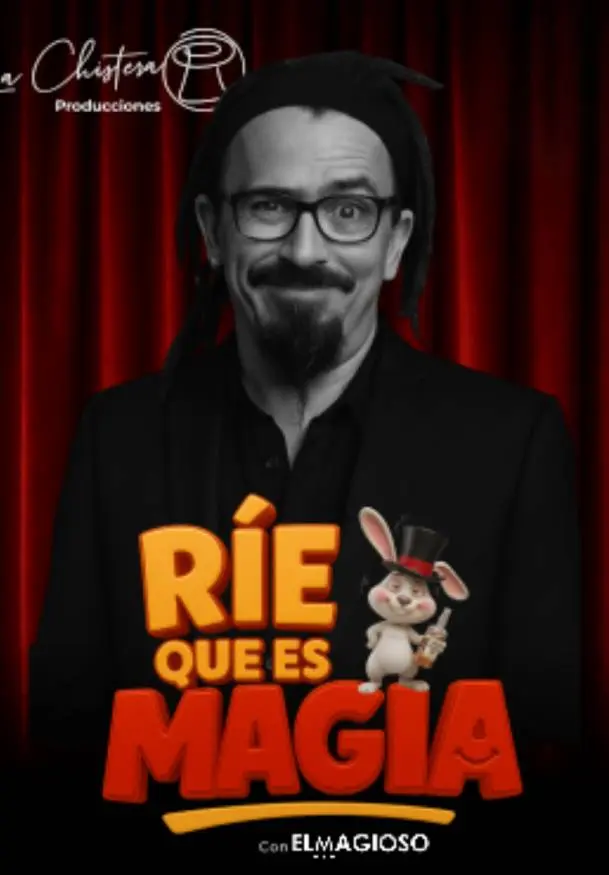 Cartel de Ríe que es magia