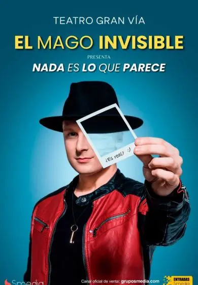 Cartel de Nada es lo que parece - Dakris, El Mago Invisible