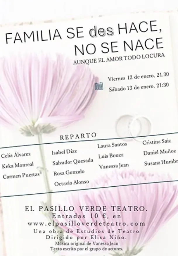 Cartel de La familia se des hace no se nace