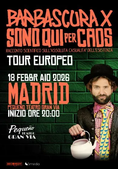 Cartel de Sono qui per caos - Barbascura X