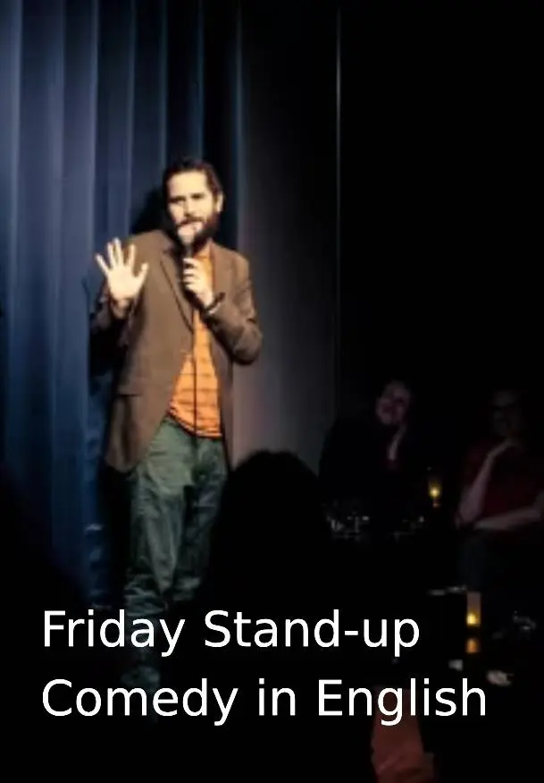 Cartel de Friday Stand-up Comedy in English