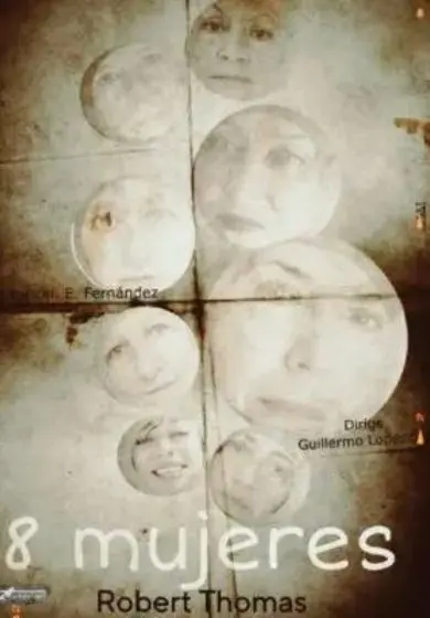 Cartel de Ocho mujeres