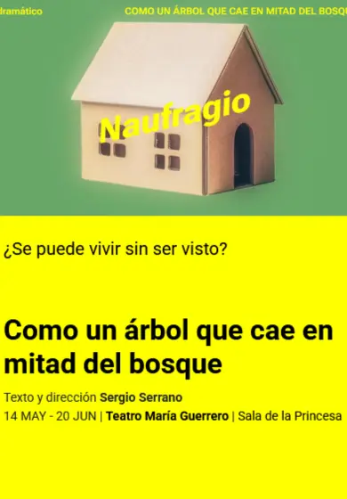 Cartel de Como un árbol que cae en mitad del bosque