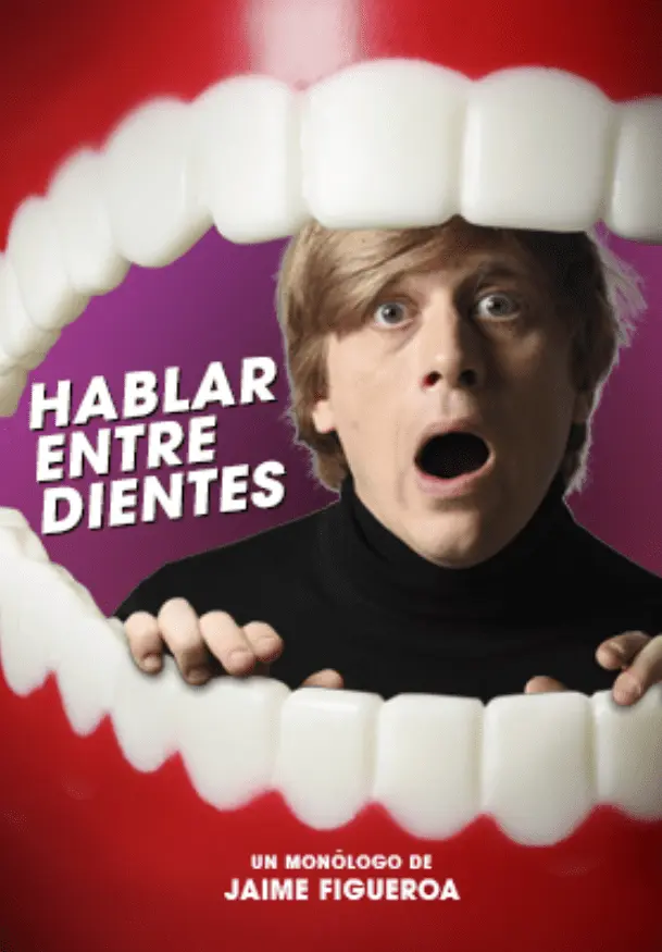 Cartel de Hablar entre dientes