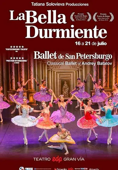 Cartel de Ballet de San Petersburgo: La Bella Durmiente