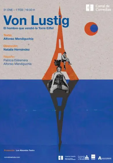 Cartel de Von Lusting, el hombre que vendió la Torre Eiffel