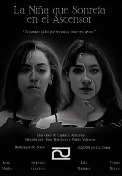 Cartel de La niña que sonreía en el ascensor