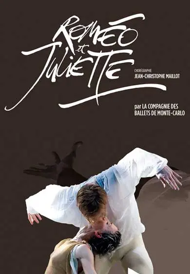 Cartel de Ballets de Monte-Carlo: Romeo y Julieta