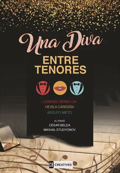 Cartel de Una diva entre tenores