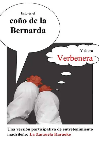 Cartel de El coño de la Bernarda verbenera