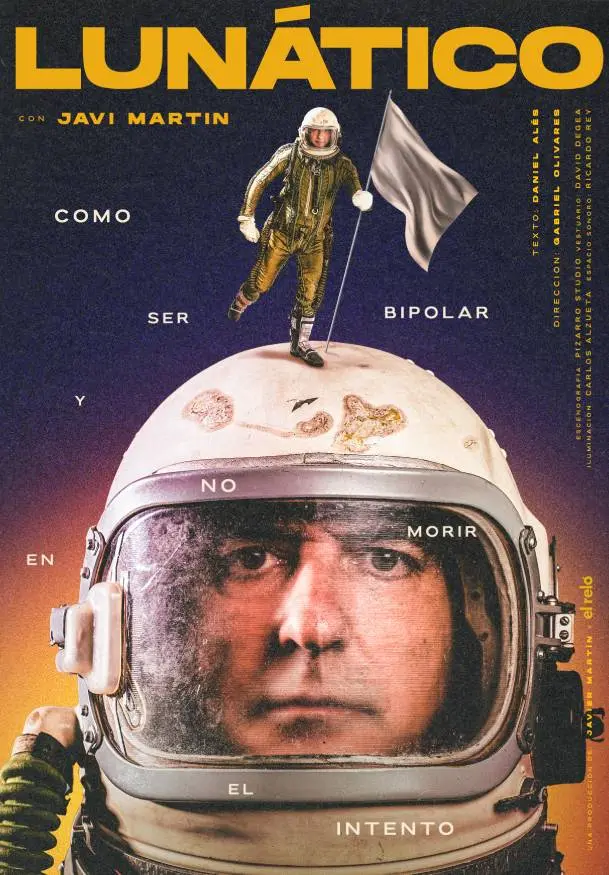Cartel de Lunático. Javi Martín