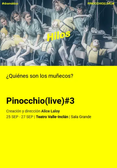 Cartel de Pinocchio (live) #3