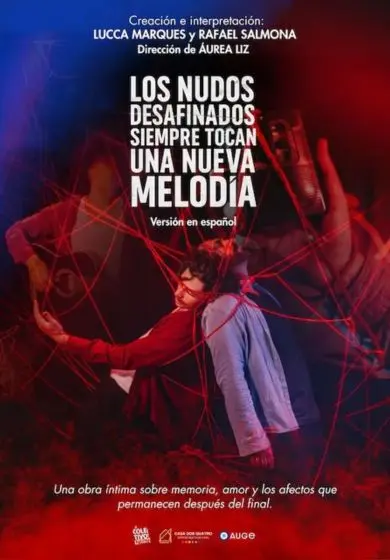 Cartel de Los nudos desafinados siempre tocan una nueva melodía