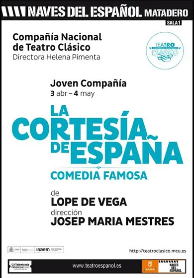Cartel de La cortesía de España