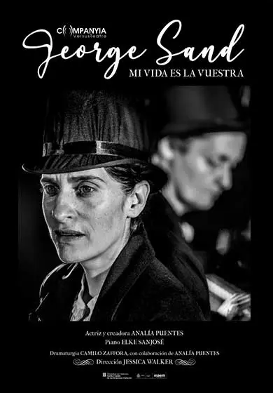 Cartel de George Sand. Mi vida es la vuestra