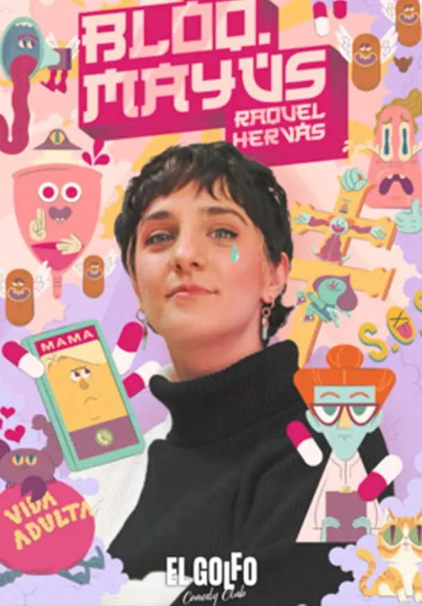 Cartel de Raquel Hervás: BLOQ MAYUS