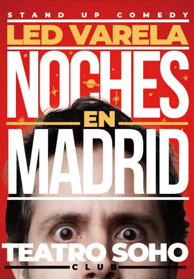 Cartel de Led Varela: Noches en Madrid