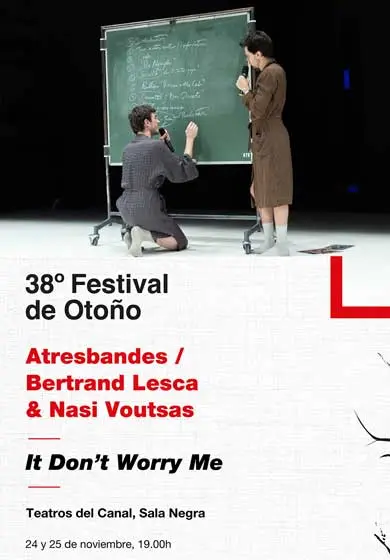 Cartel de ATRESBANDES/BERTRAND LESCA & NASI VOUTAS: It don't worry me