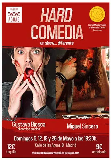 Cartel de Hardcomedy, un show... diferente