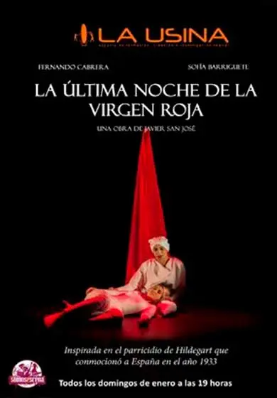Cartel de La última noche de la Virgen Roja