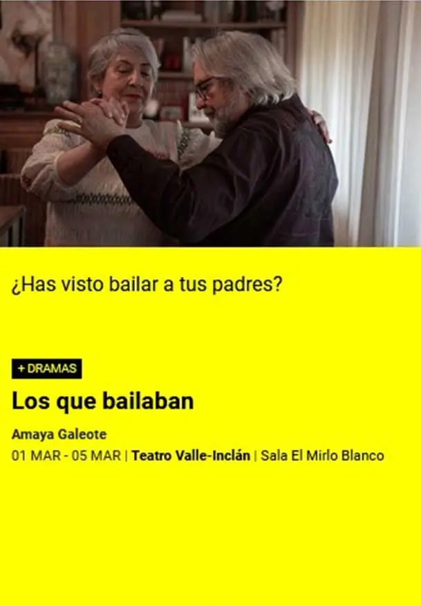 Cartel de Los que bailaban