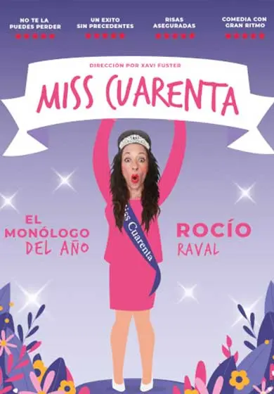 Cartel de Miss Cuarenta