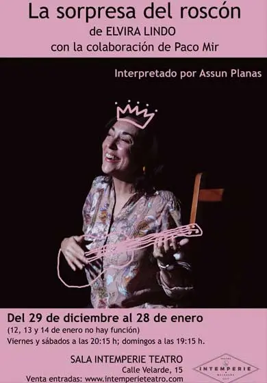 Cartel de La sorpresa del roscón