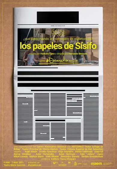 Cartel de Los papeles de Sísifo