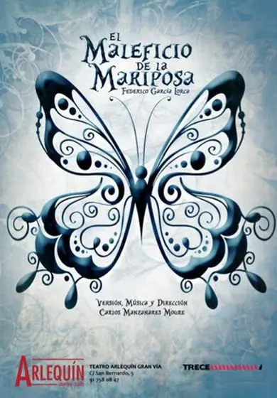 Cartel de El maleficio de la mariposa