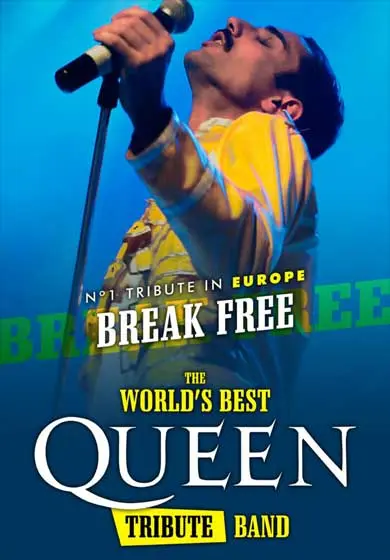 Cartel de Queen Tribute: Break Free
