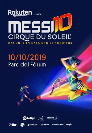 Cartel de Messi10 by Cirque du Soleil