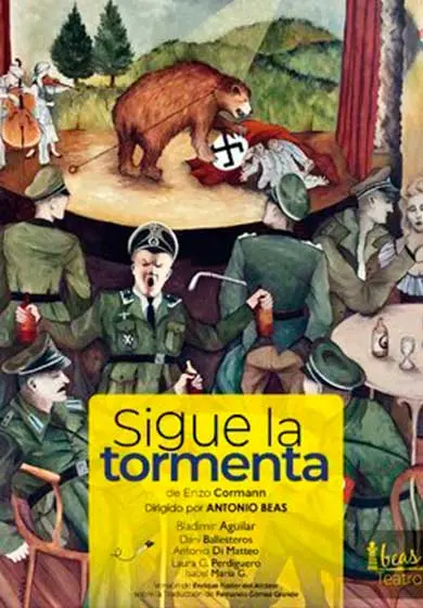 Cartel de Antonio Beas: Sigue la tormenta
