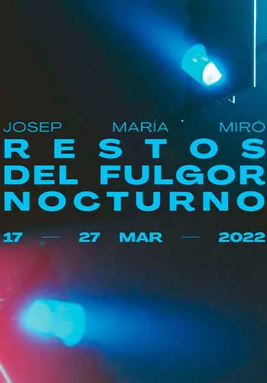 Cartel de Restos del fulgor nocturno