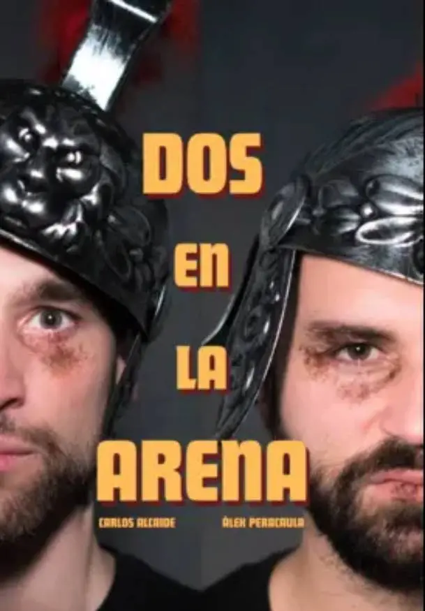 Cartel de Dos en la arena
