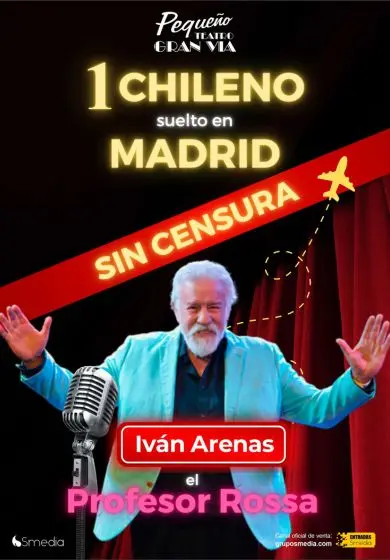 Cartel de Iván Arenas - Profesor Rossa