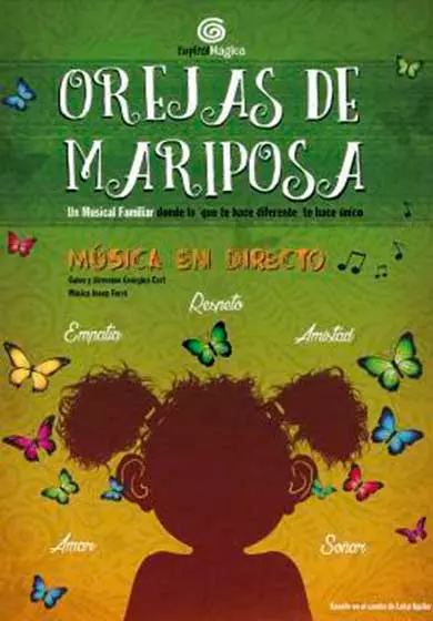 Cartel de Orejas de mariposa - La Espiral Mágica