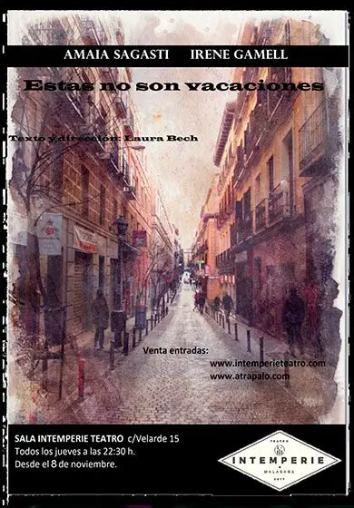Cartel de Estas no son vacaciones