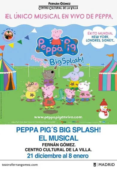Cartel de Peppa Pig Big Splash