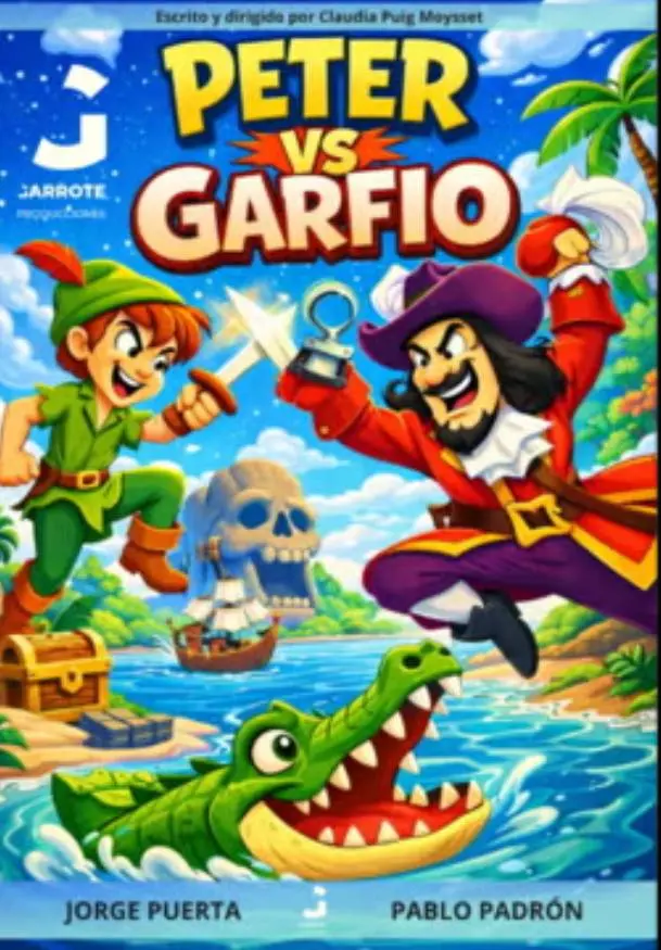 Cartel de Peter vs Garfio