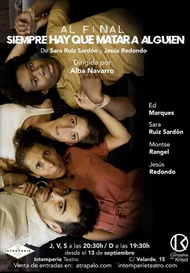 Cartel de Al final siempre hay que matar a alguien