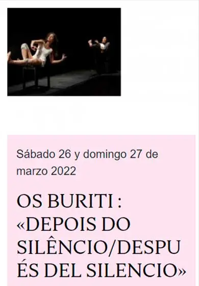 Cartel de Depois do silêncio/Después del silencio