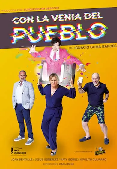 Cartel de Con la venia del pueblo