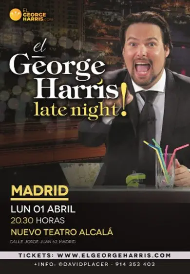 Cartel de George Harris Late Night