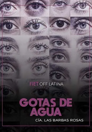 Cartel de Gotas de agua