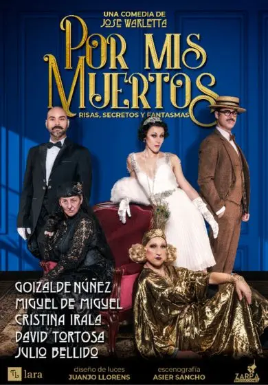 Cartel de Por mis muertos