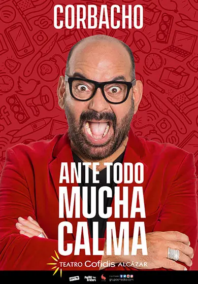 Cartel de José Corbacho: Ante todo mucha calma